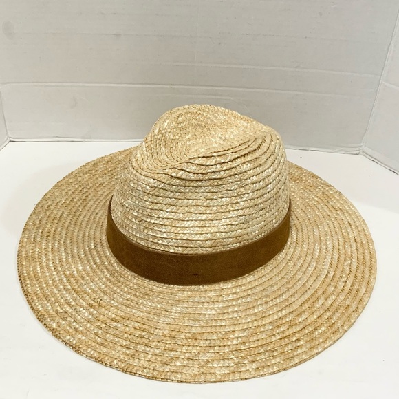 GIGI PIP Accessories Gigi Pip Womens Isla Straw Wide Brim Fedora